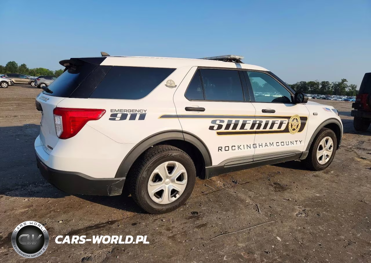 2021 Ford Explorer Police Interceptor VIN:1FM5K8AB8MGB46721 - 3
