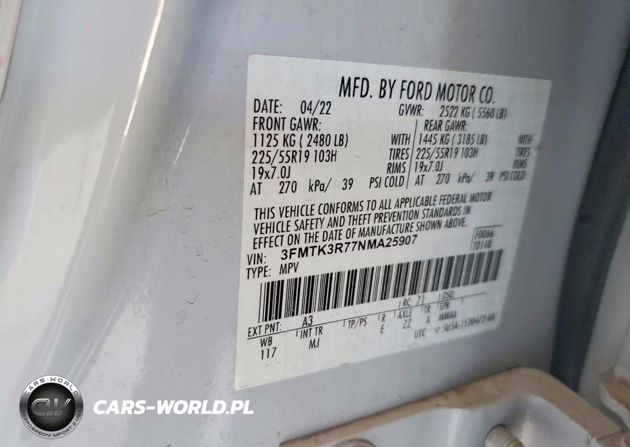 2022 Ford Mustang Mach-E Premium VIN:3FMTK3R77NMA25907 - 13