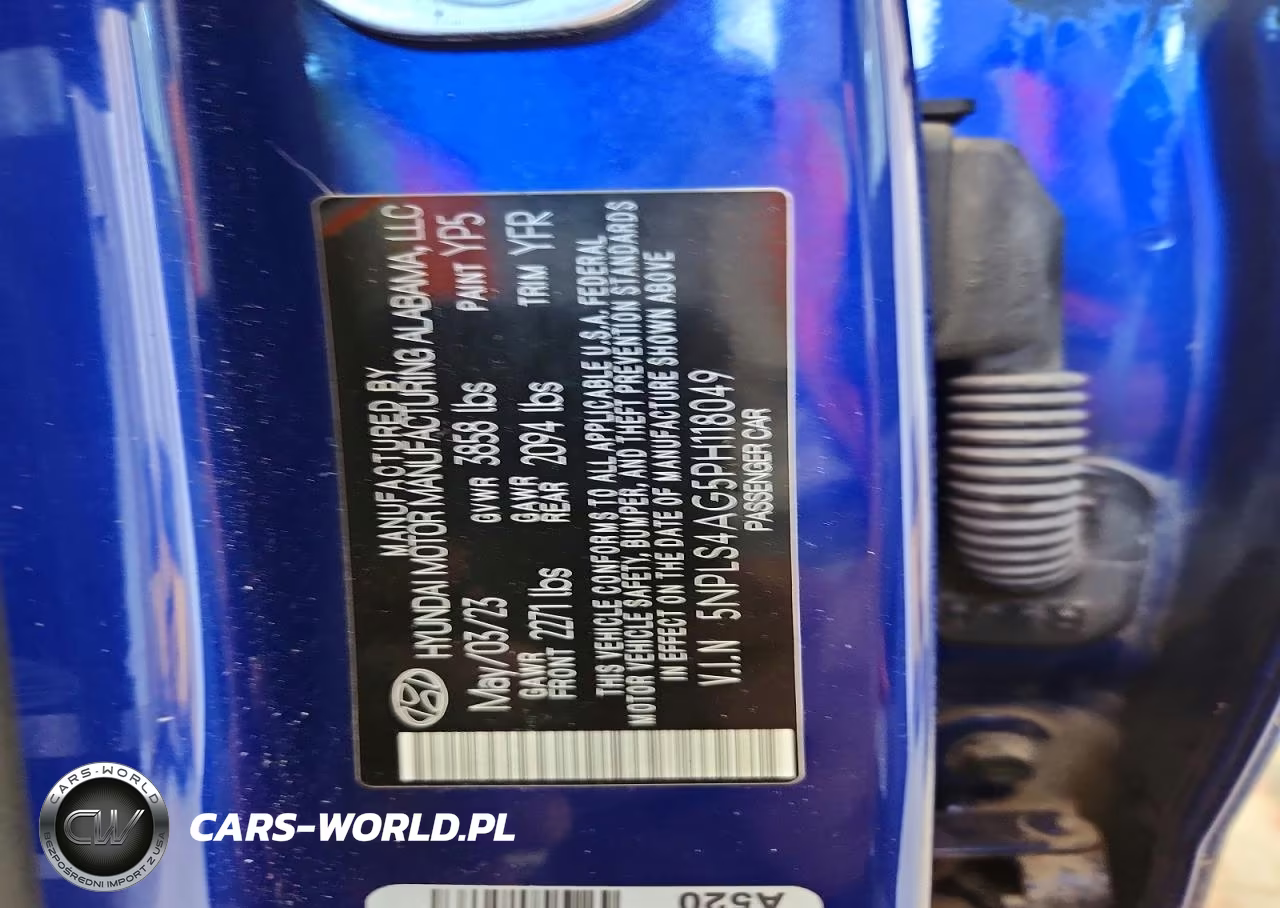 2023 Hyundai Elantra Sel VIN:5NPLS4AG5PH118049 - 13
