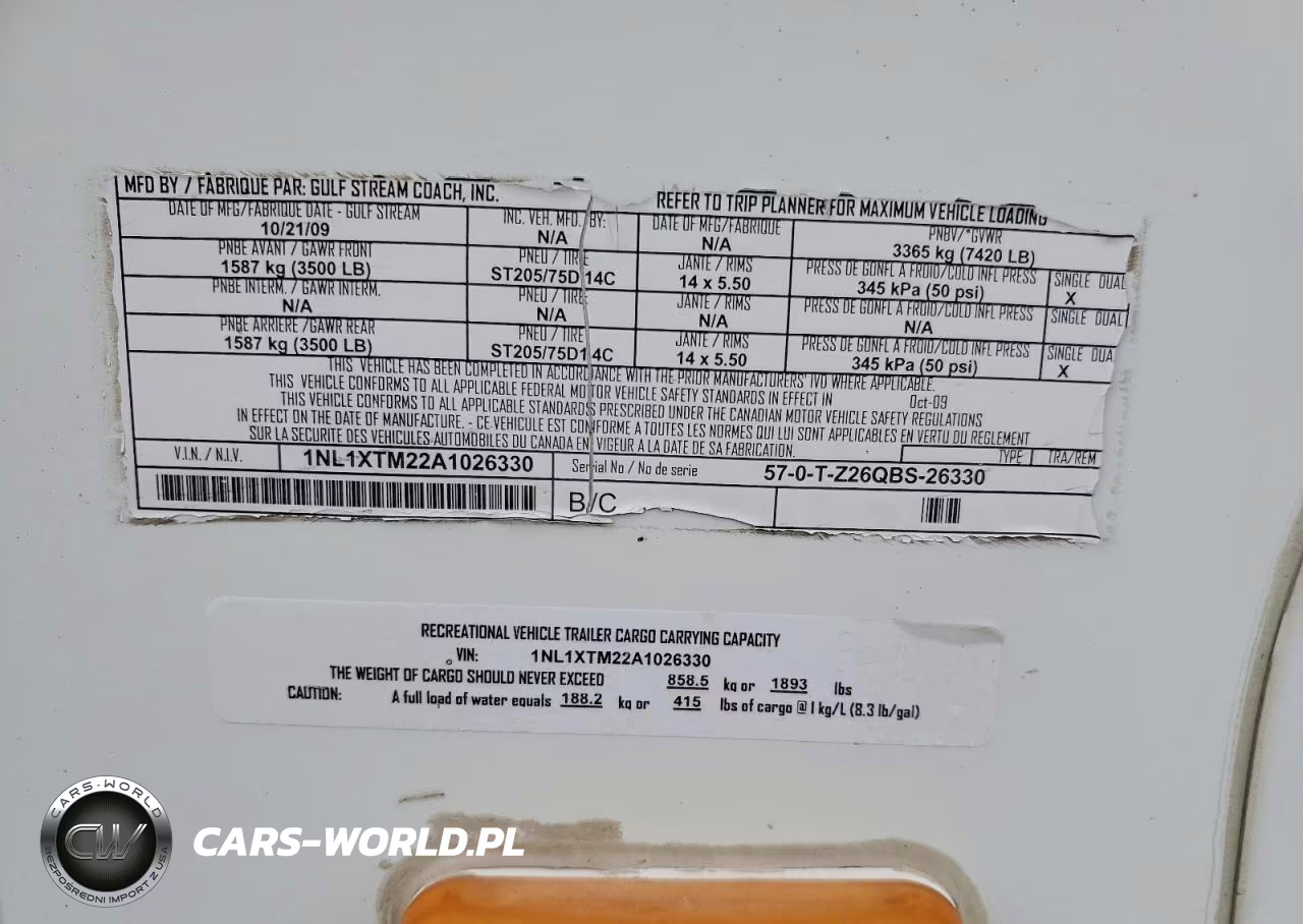 2010 Gulf Stream Gulf Breez Camper VIN:1NL1XTM22A1026330 - 10