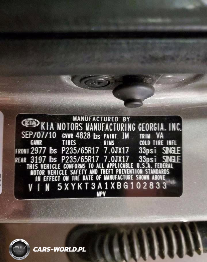 2011 Kia Sorento Lx VIN:5XYKT3A1XBG102833 - 13