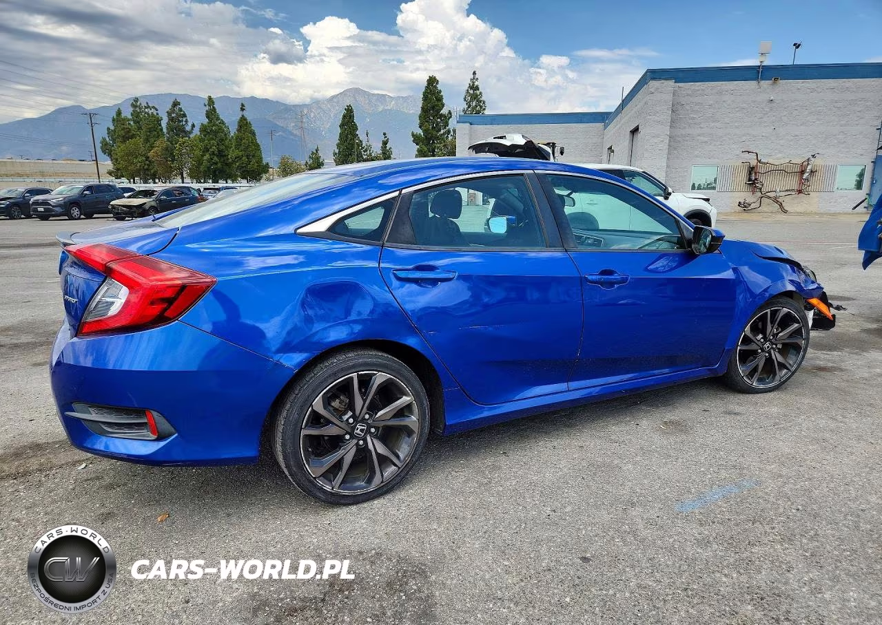 2020 Honda Civic Sport VIN:2HGFC2F84LH570529 - 3