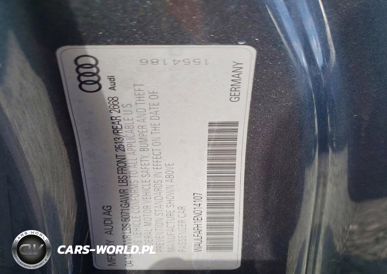 2014 Audi A5 Premium Plus VIN:WAULFAFH1EN014107 - 12