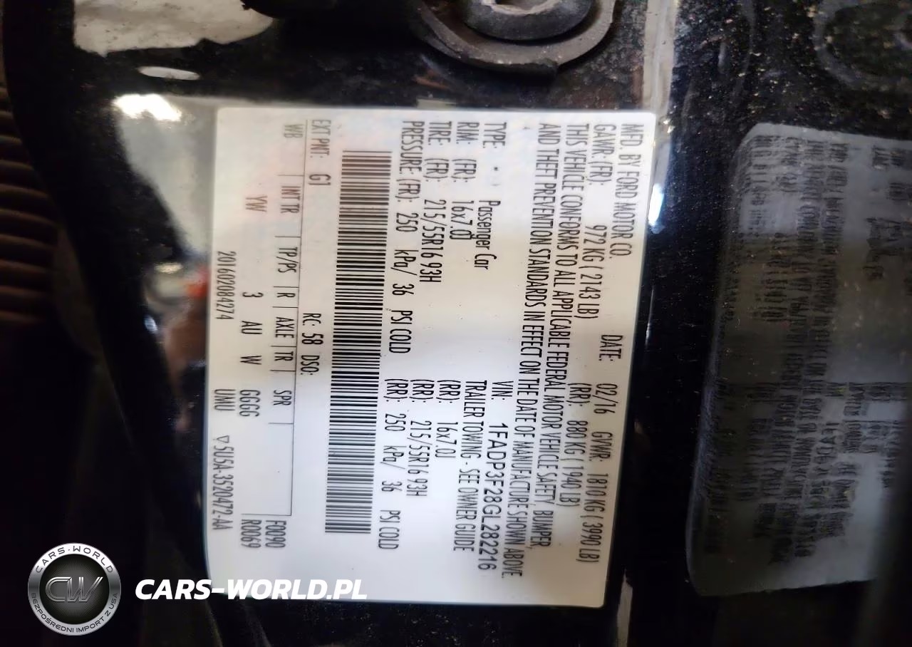 2016 Ford Focus Se VIN:1FADP3F28GL282216 - 12