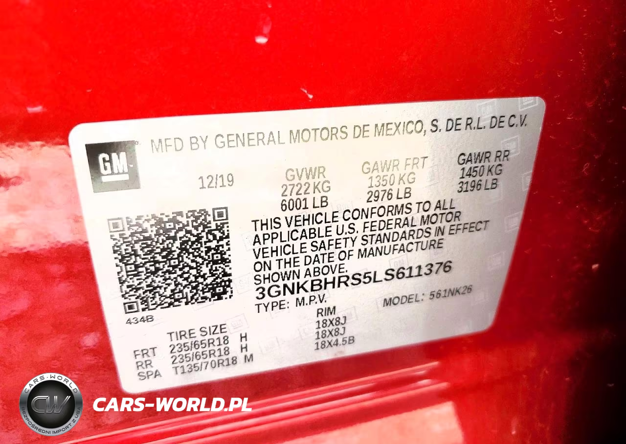 2020 Chevrolet Blazer 2Lt VIN:3GNKBHRS5LS611376 - 13
