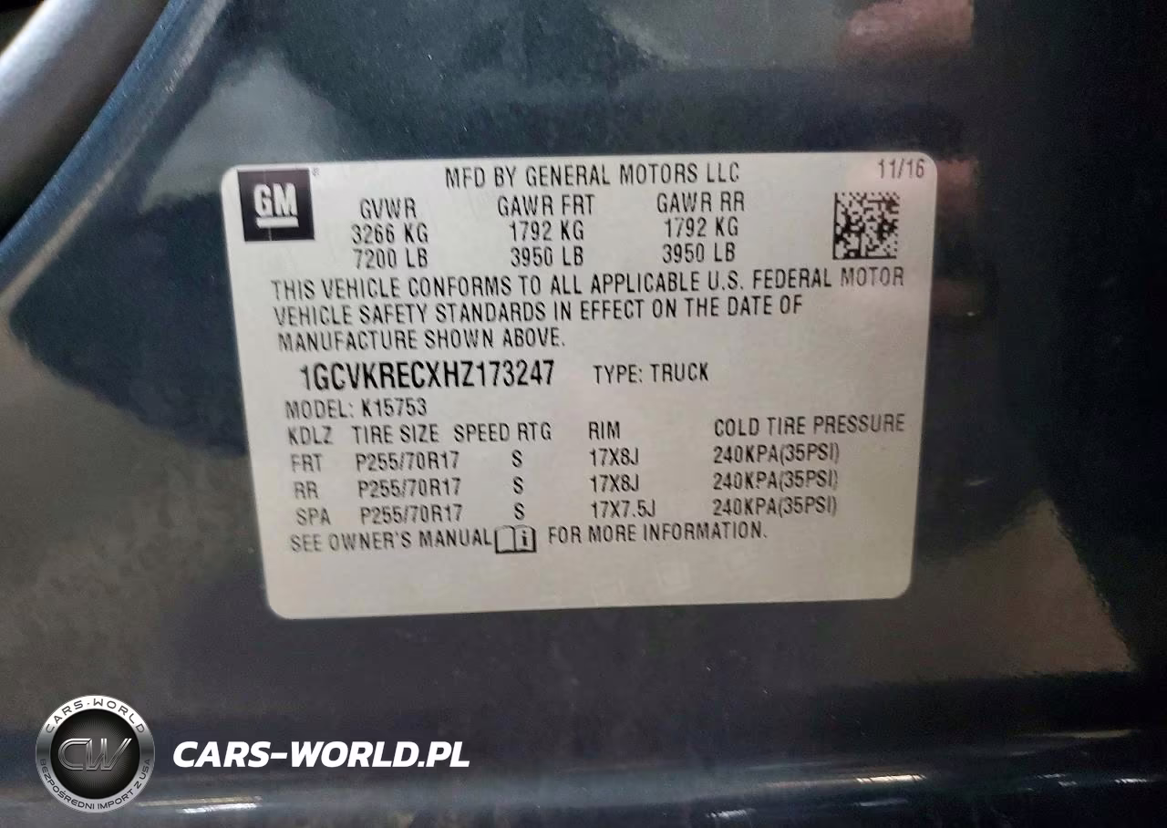 2017 Chevrolet Silverado K1500 Lt VIN:1GCVKRECXHZ173247 - 12
