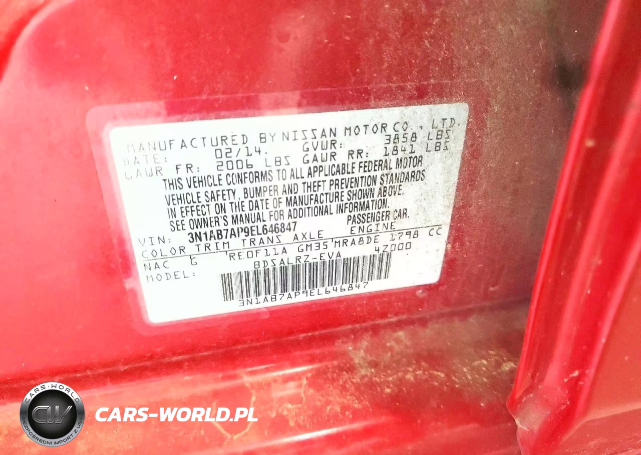2014 Nissan Sentra Sr VIN:3N1AB7AP9EL646847 - 13
