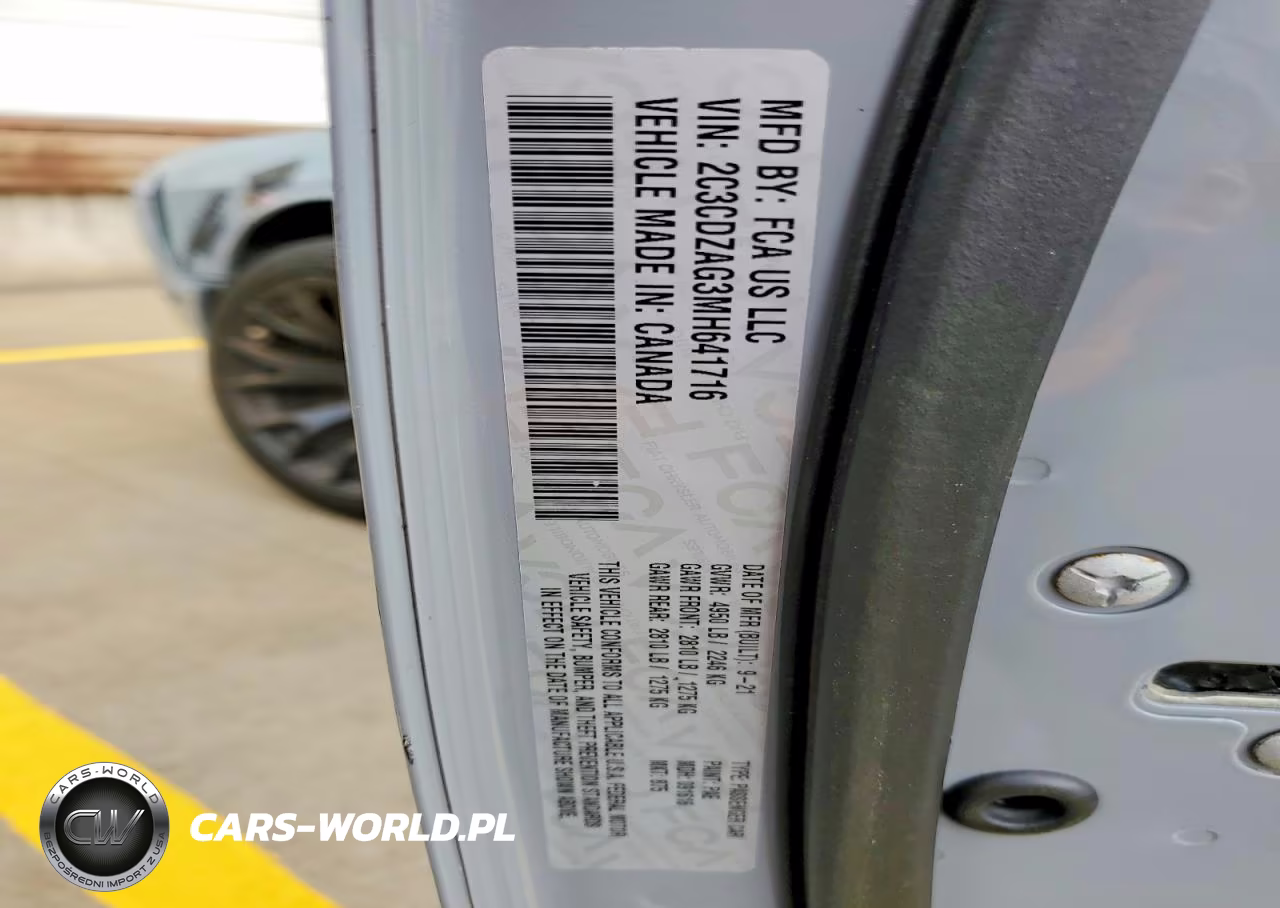 2021 Dodge Challenger Sxt VIN:2C3CDZAG3MH641716 - 12