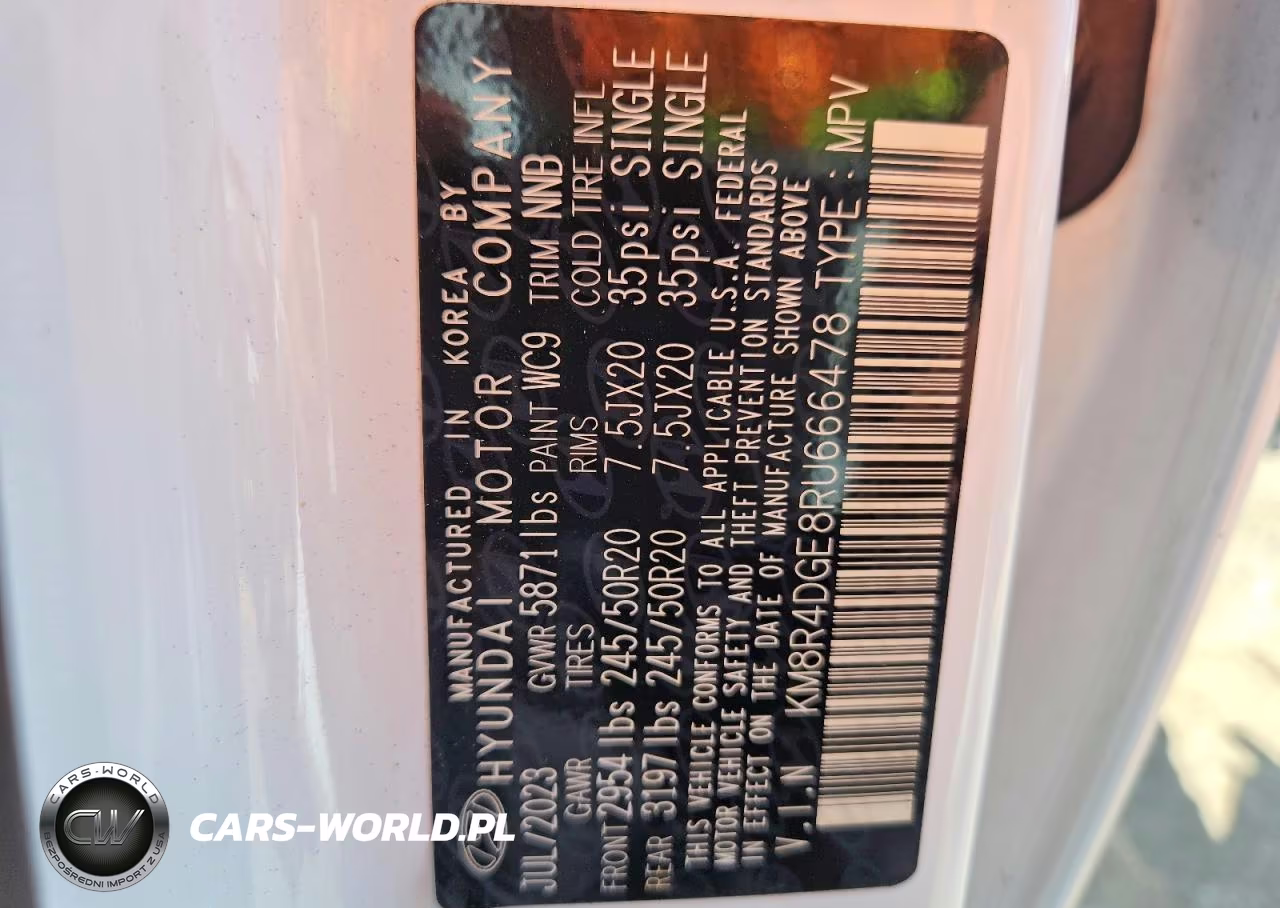 2024 Hyundai Palisade Sel Premium VIN:KM8R4DGE8RU666478 - 13