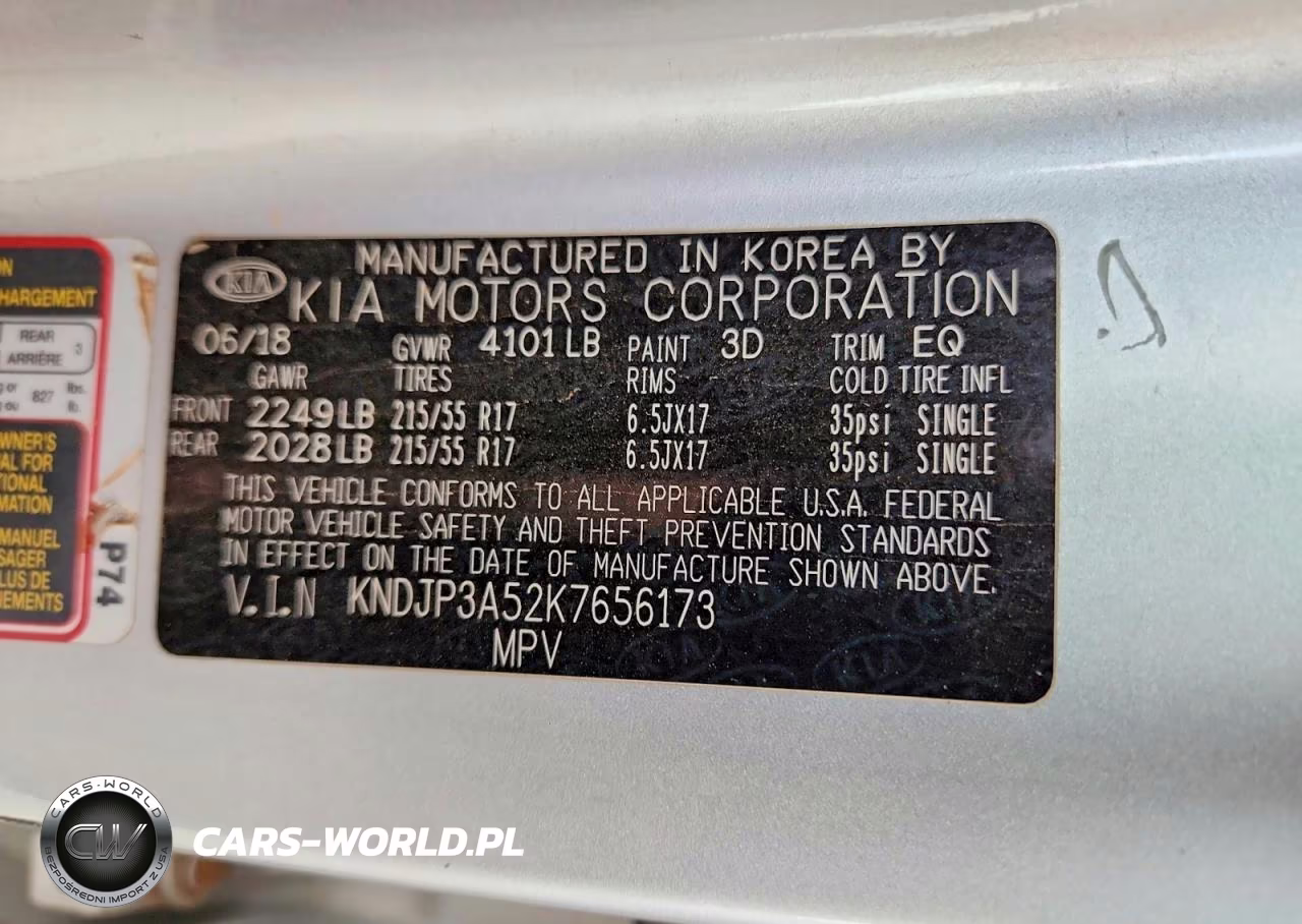 2019 Kia Soul + VIN:KNDJP3A52K7656173 - 12
