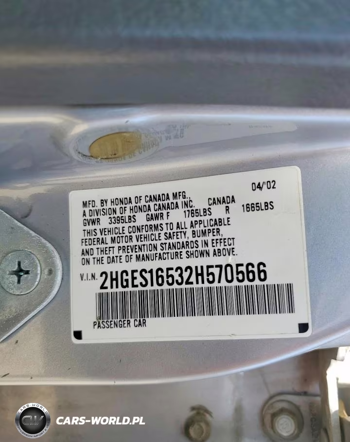 2002 Honda Civic Lx VIN:2HGES16532H570566 - 12