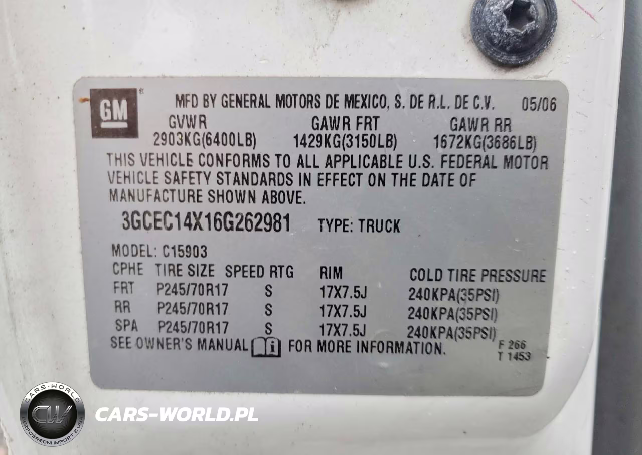 2006 Chevrolet Silverado C1500 VIN:3GCEC14X16G262981 - 12