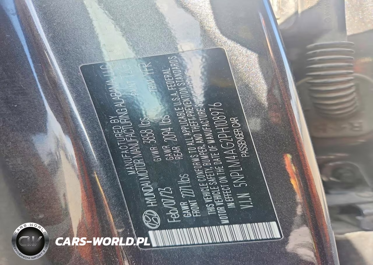 2023 Hyundai Elantra Sel VIN:5NPLM4AG2PH108976 - 12