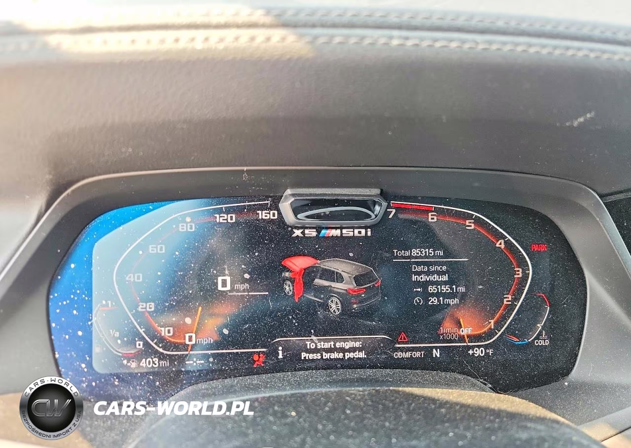2020 BMW X5 M50I VIN:5UXJU4C09LLE46244 - 9