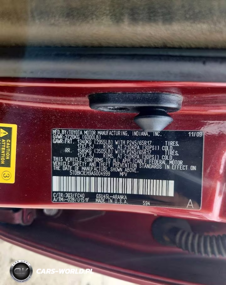 2010 Toyota Highlander Base VIN:5TDBK3EH9AS004999 - 13