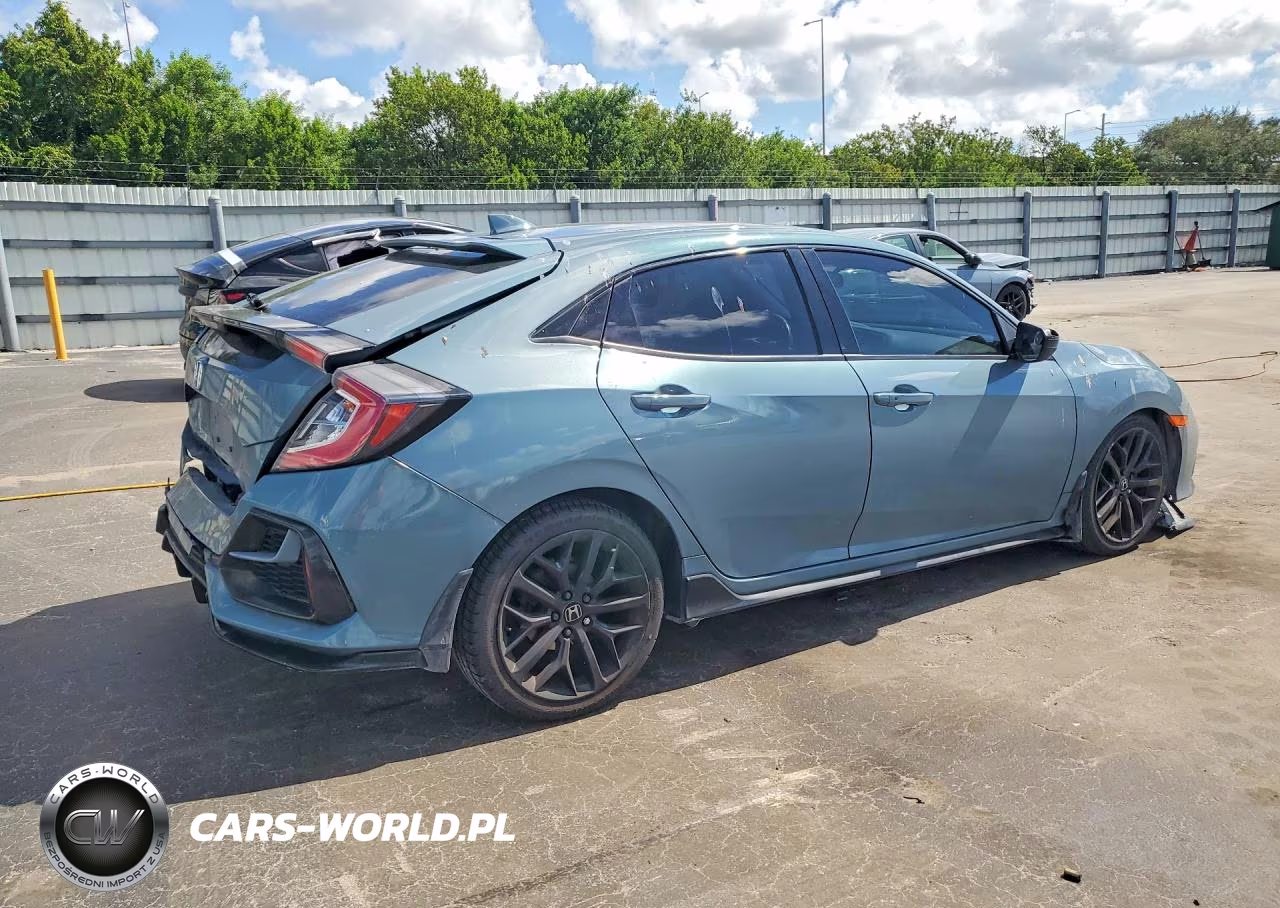 2021 Honda Civic Sport VIN:SHHFK7H40MU231328 - 3