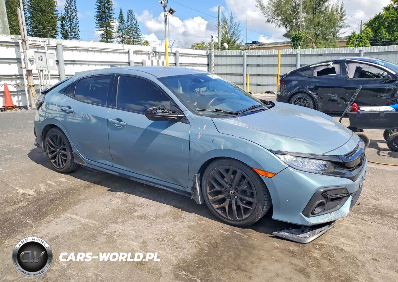 2021 Honda Civic Sport VIN:SHHFK7H40MU231328 - 4