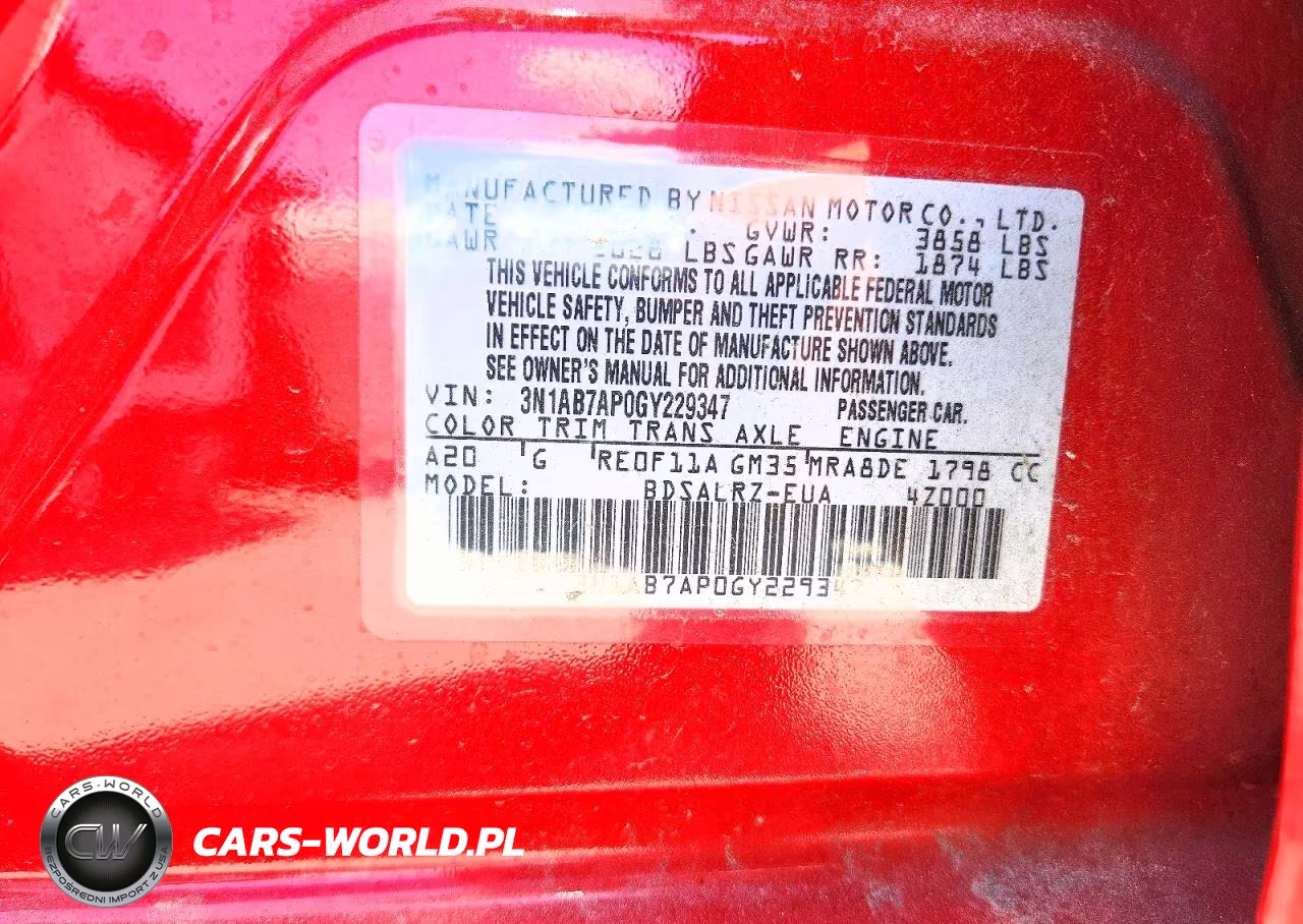 2016 Nissan Sentra S VIN:3N1AB7AP0GY229347 - 12