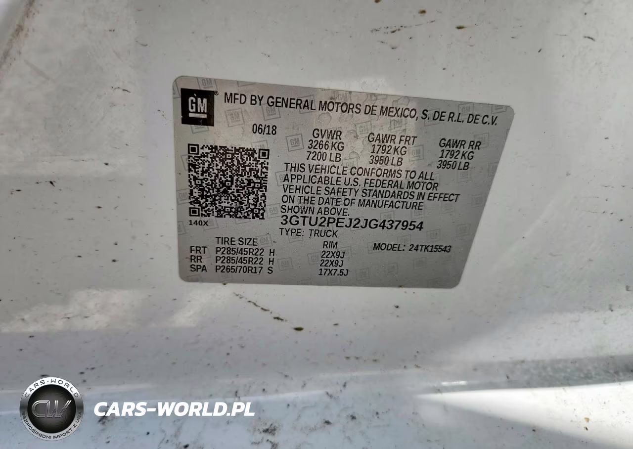 2018 GMC Sierra K1500 Denali VIN:3GTU2PEJ2JG437954 - 12