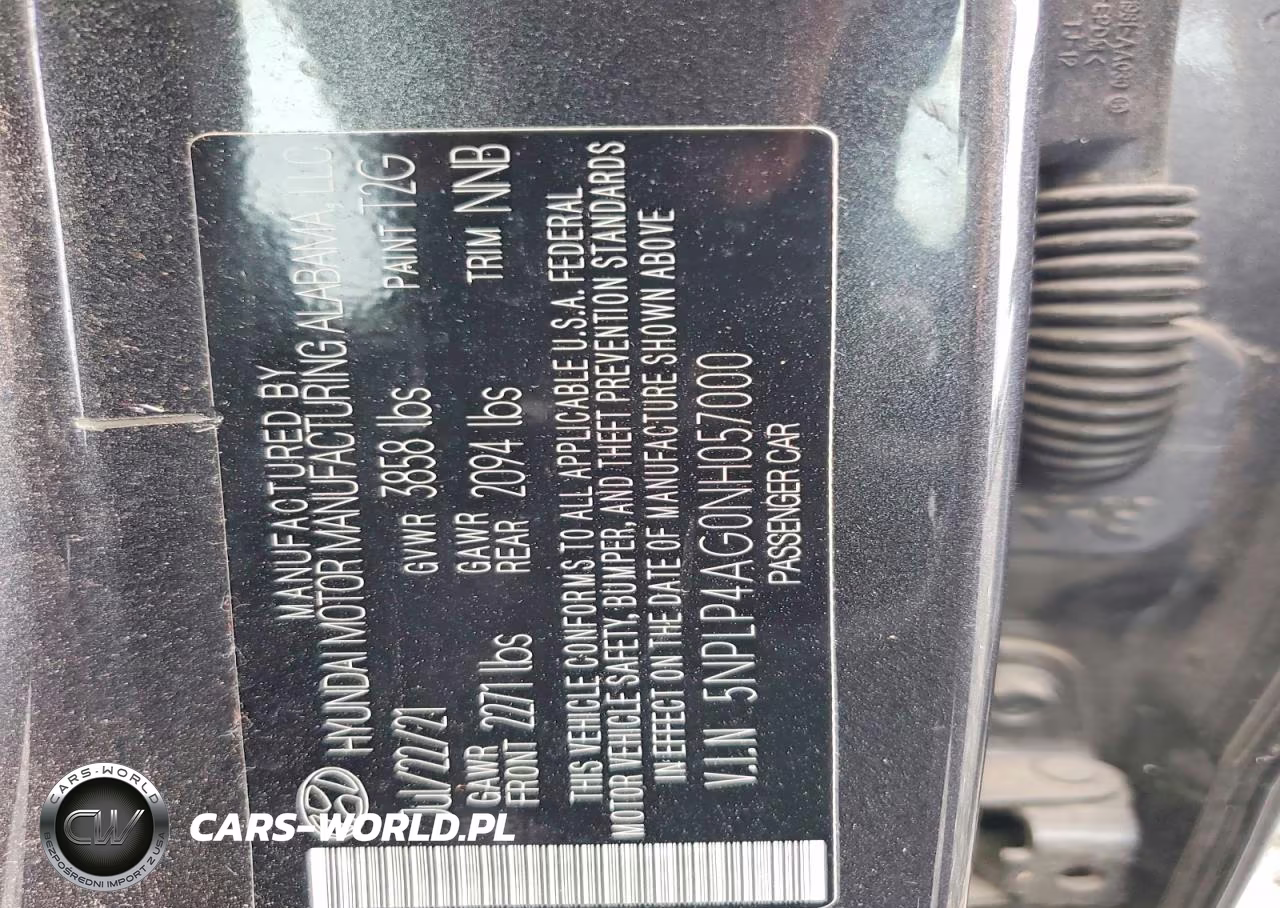 2022 Hyundai Elantra Limited VIN:5NPLP4AG0NH057000 - 12