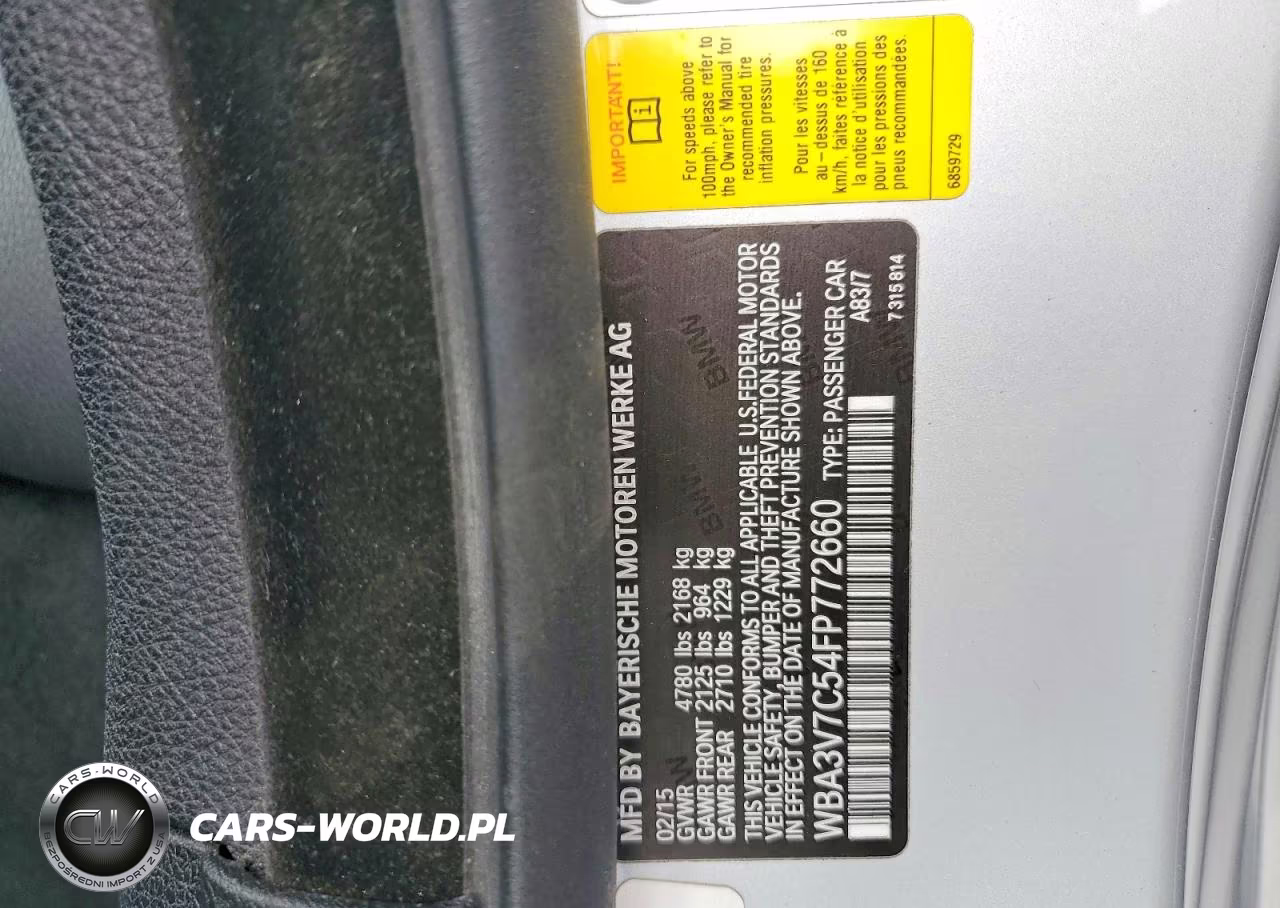 2015 BMW 428 I Sulev VIN:WBA3V7C54FP772660 - 12