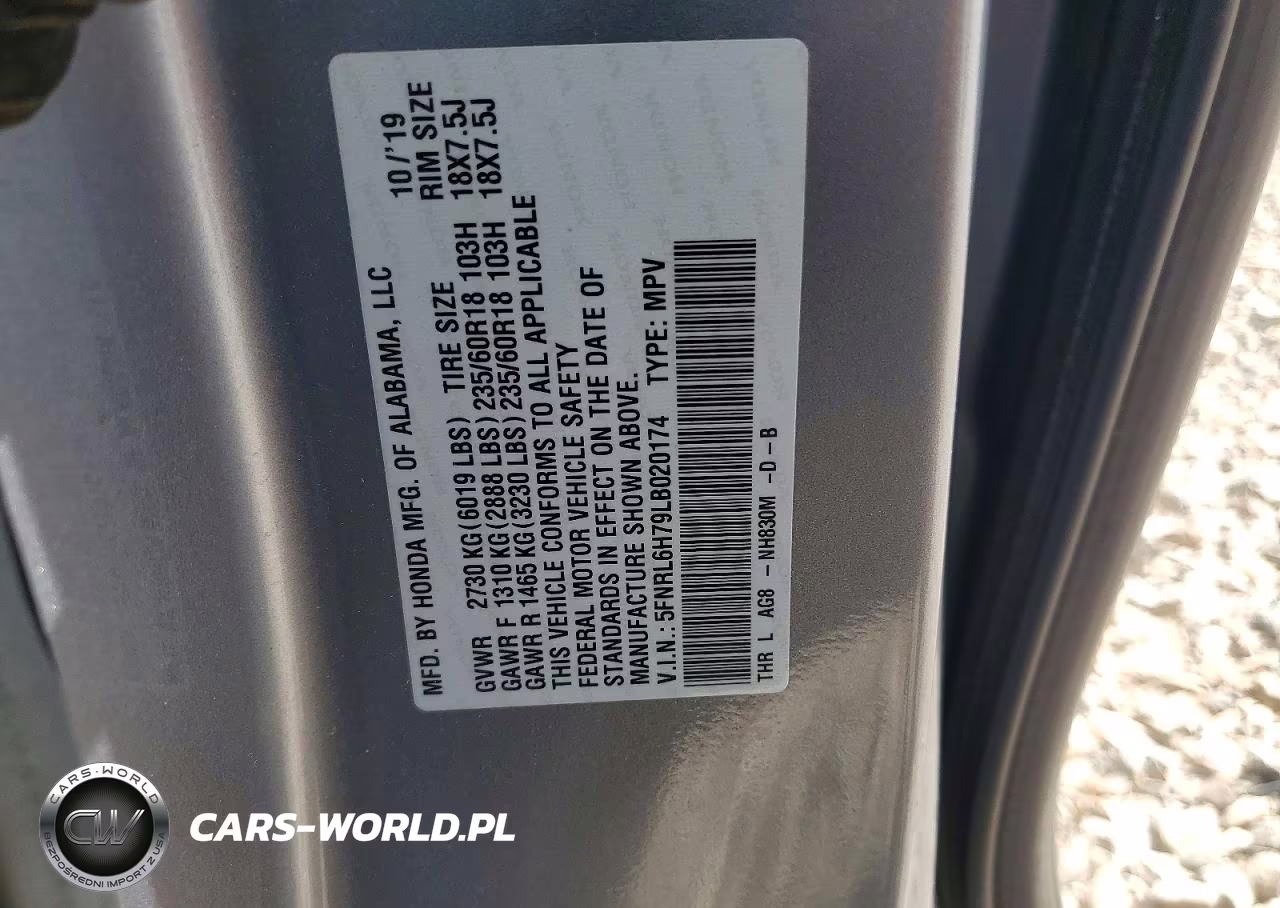 2020 Honda Odyssey Exl VIN:5FNRL6H79LB020174 - 13