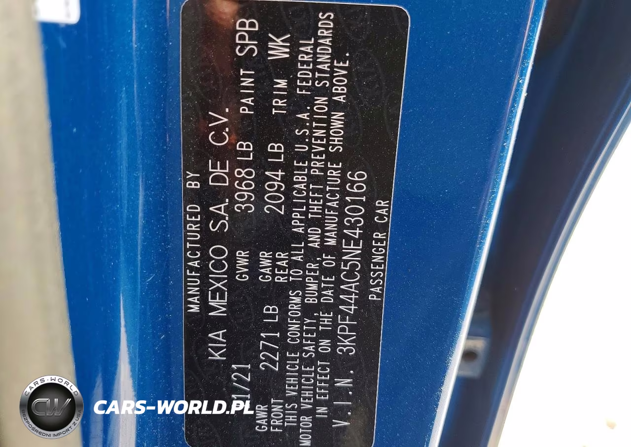 2022 Kia Forte Gt VIN:3KPF44AC5NE430166 - 13
