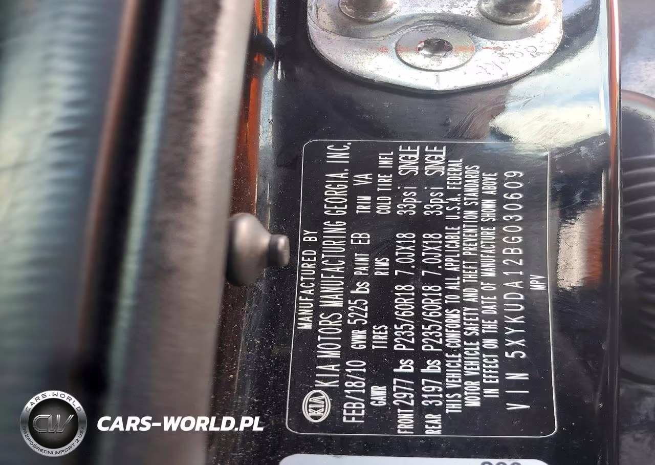 2011 Kia Sorento Ex VIN:5XYKUDA12BG030609 - 13