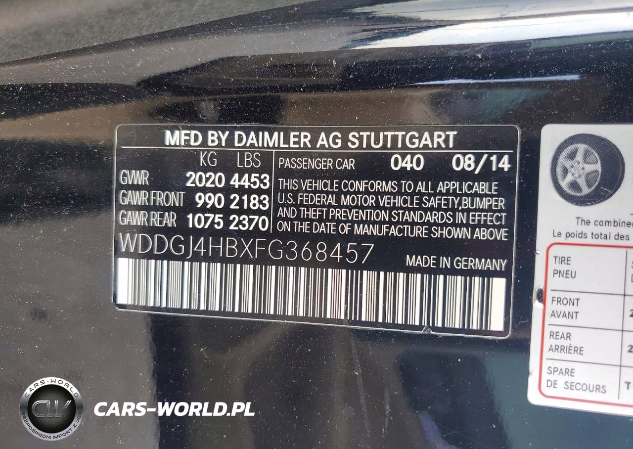 2015 Mercedes-Benz C 250 VIN:WDDGJ4HBXFG368457 - 12