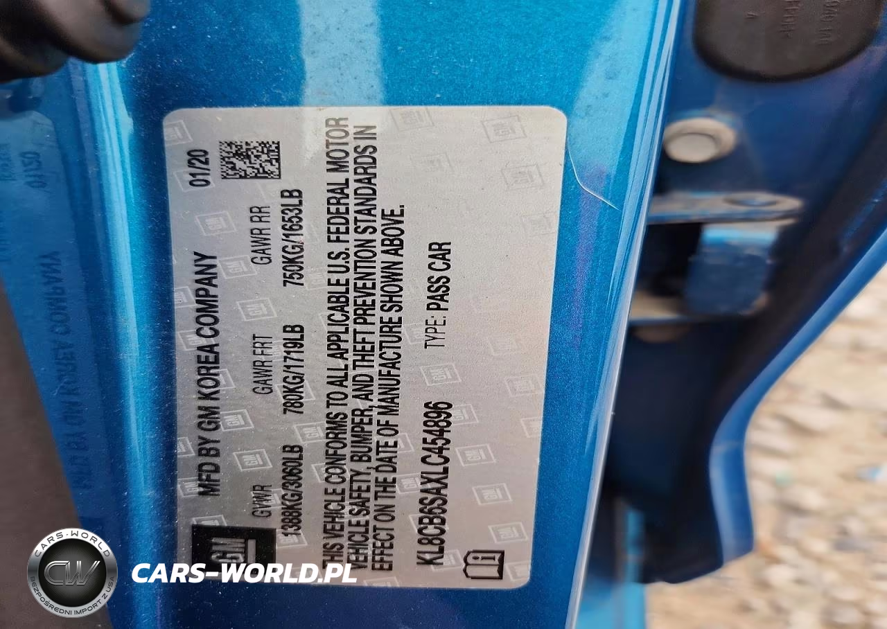 2020 Chevrolet Spark Ls VIN:KL8CB6SAXLC454896 - 13
