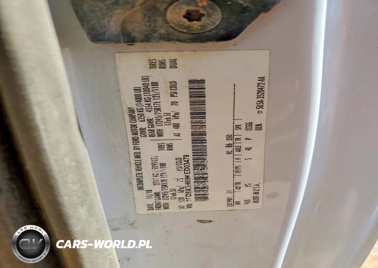 2019 Ford F350 Super Duty VIN:1FD8X3H69KED03479 - 13