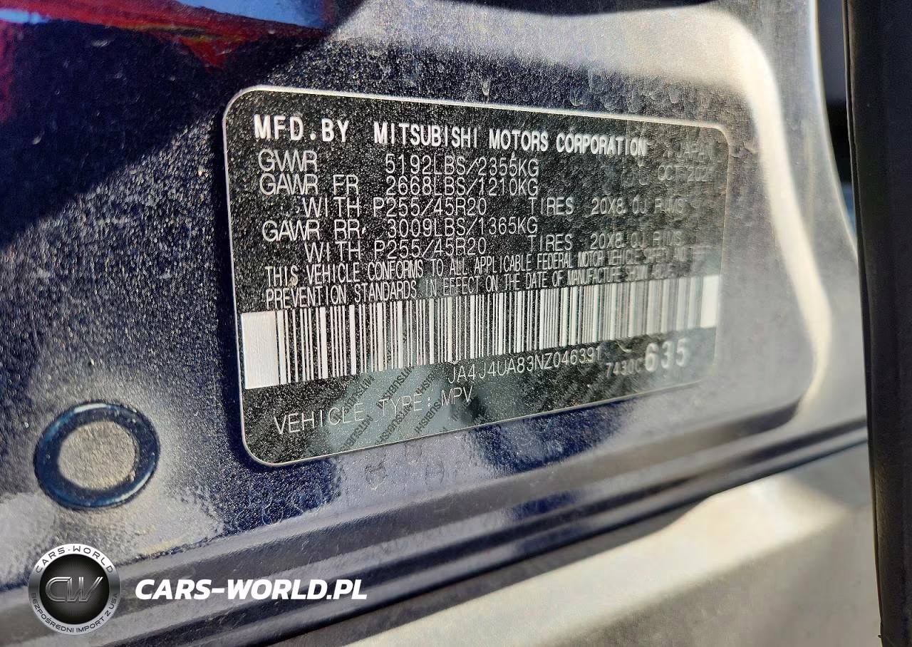 2022 Mitsubishi Outlander Se VIN:JA4J4UA83NZ046391 - 14