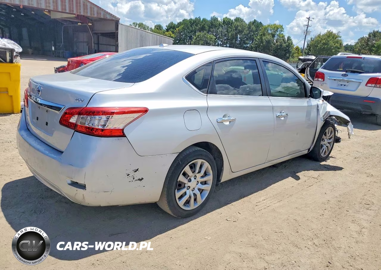 2015 Nissan Sentra Sv VIN:3N1AB7AP6FL656642 - 3