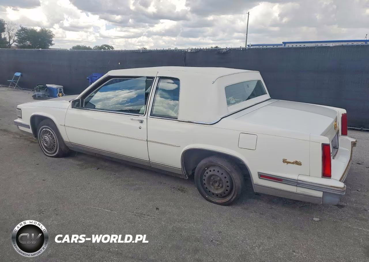 1988 Cadillac Deville VIN:1G6CD1150J4301933 - 2