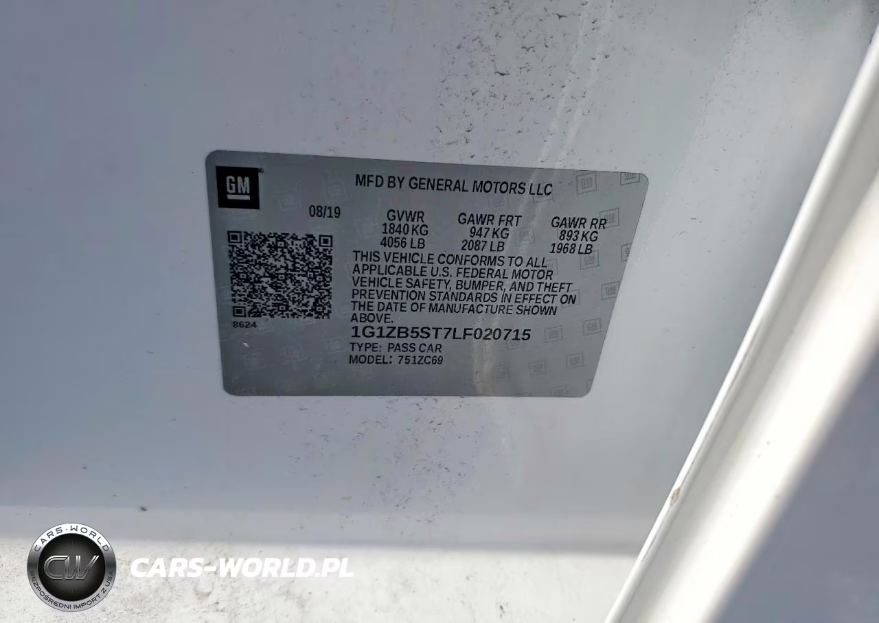 2020 Chevrolet Malibu Ls VIN:1G1ZB5ST7LF020715 - 13