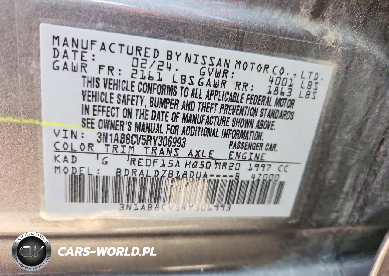 2024 Nissan Sentra Sv Xtronic Cvt VIN:3N1AB8CV5RY306993 - 12