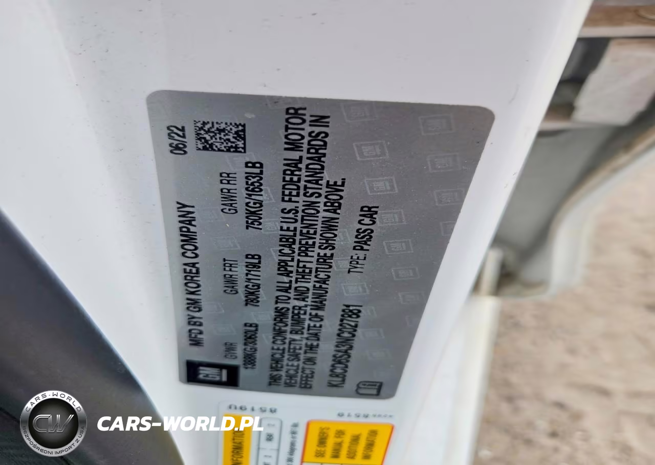 2022 Chevrolet Spark Ls VIN:KL8CD6SA3NC027881 - 13