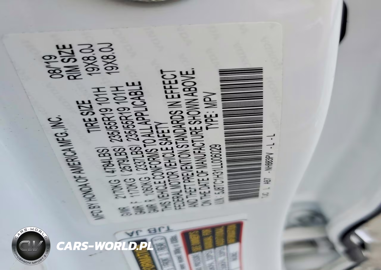 2020 Acura Rdx VIN:5J8TC1H31LL006029 - 13
