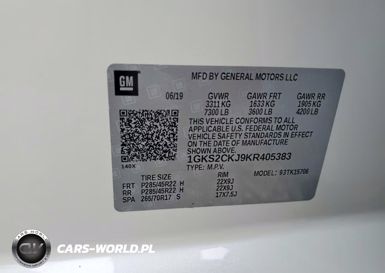 2019 GMC Yukon Denali VIN:1GKS2CKJ9KR405383 - 14