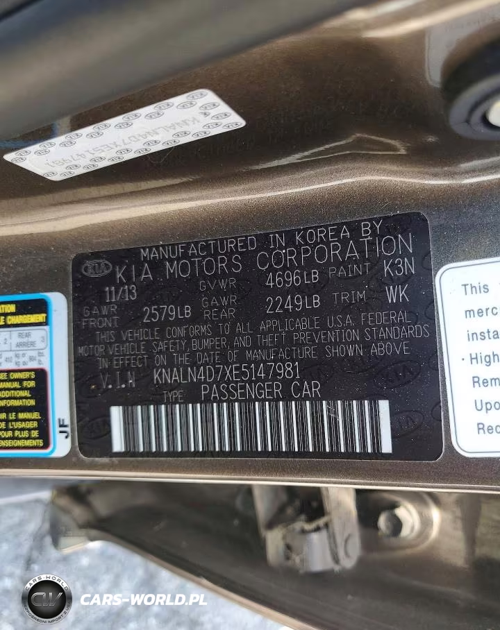2014 Kia Cadenza Premium VIN:KNALN4D7XE5147981 - 12