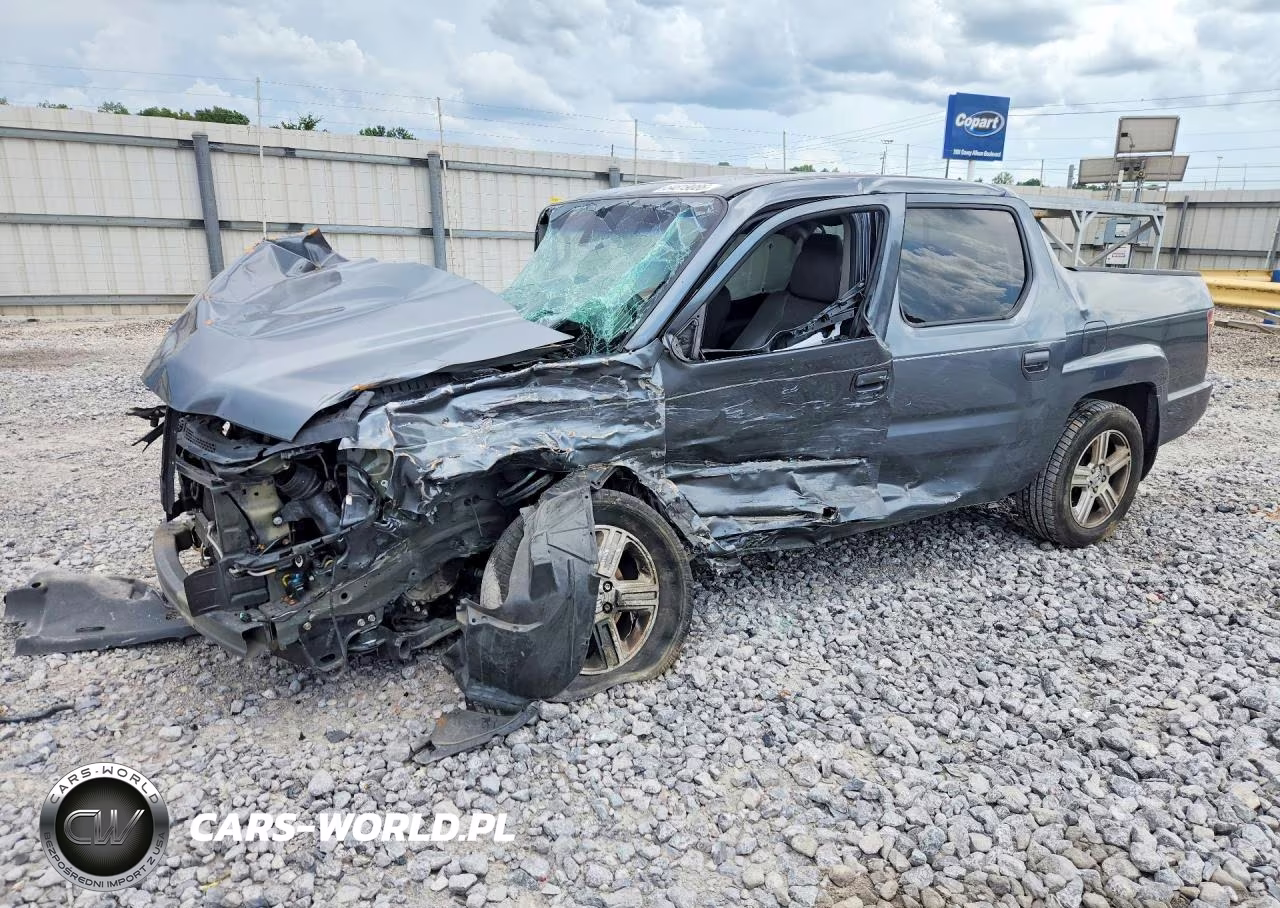 2010 Honda Ridgeline Rtl VIN:5FPYK1F50AB001410 - 1