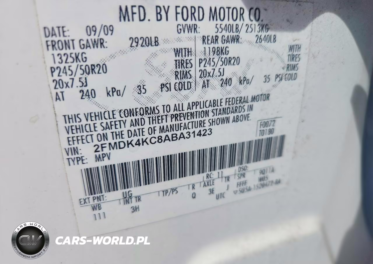 2010 Ford Edge Limited VIN:2FMDK4KC8ABA31423 - 13