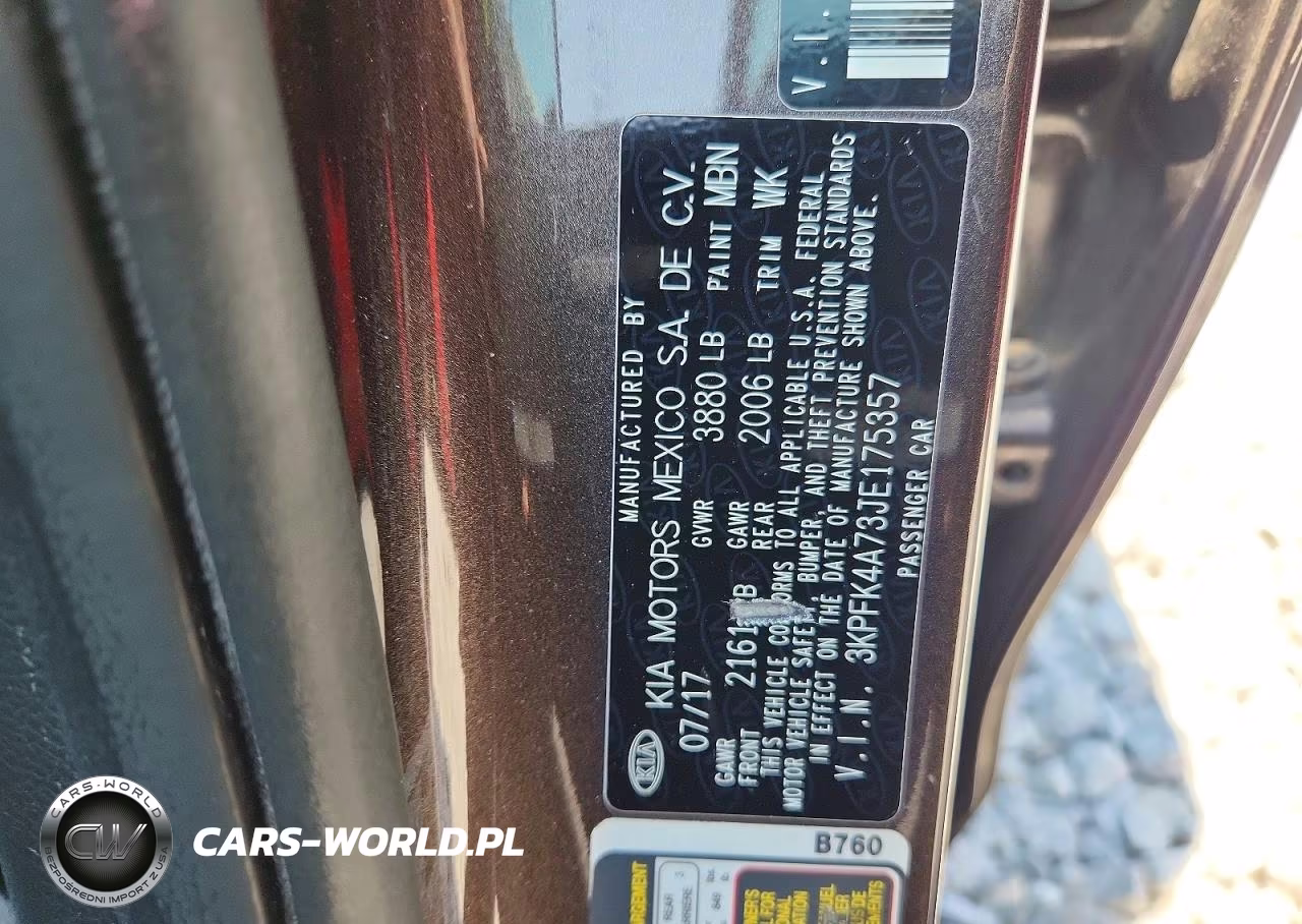 2018 Kia Forte Lx VIN:3KPFK4A73JE175357 - 12