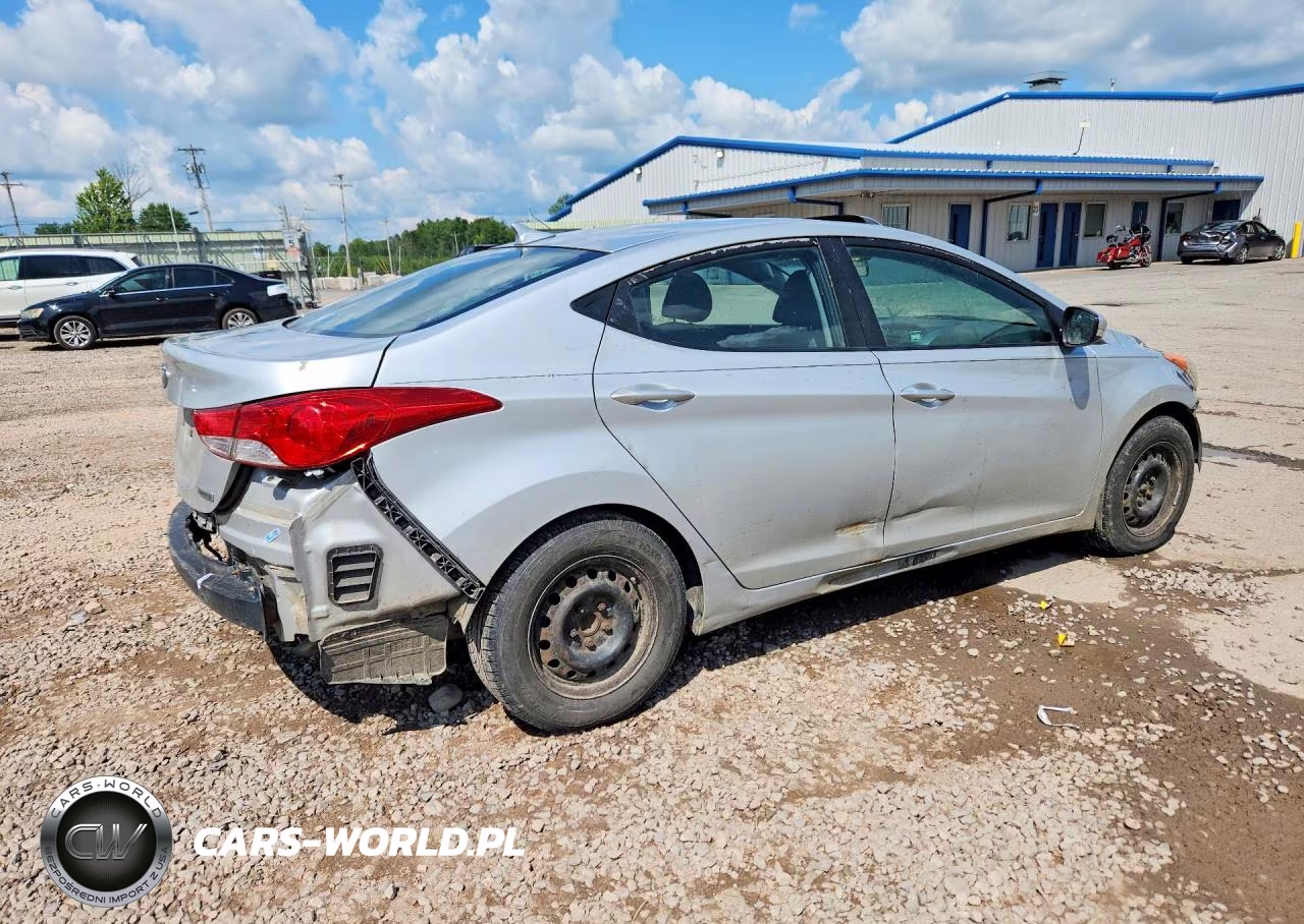 2013 Hyundai Elantra Limited VIN:KMHDH4AE0DU842178 - 3