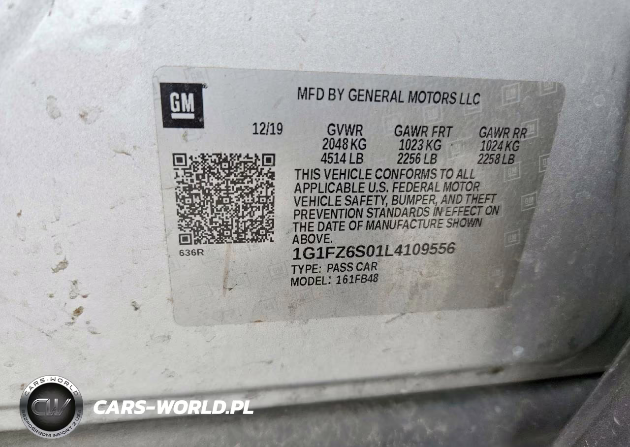 2020 Chevrolet Bolt Ev Premier VIN:1G1FZ6S01L4109556 - 13