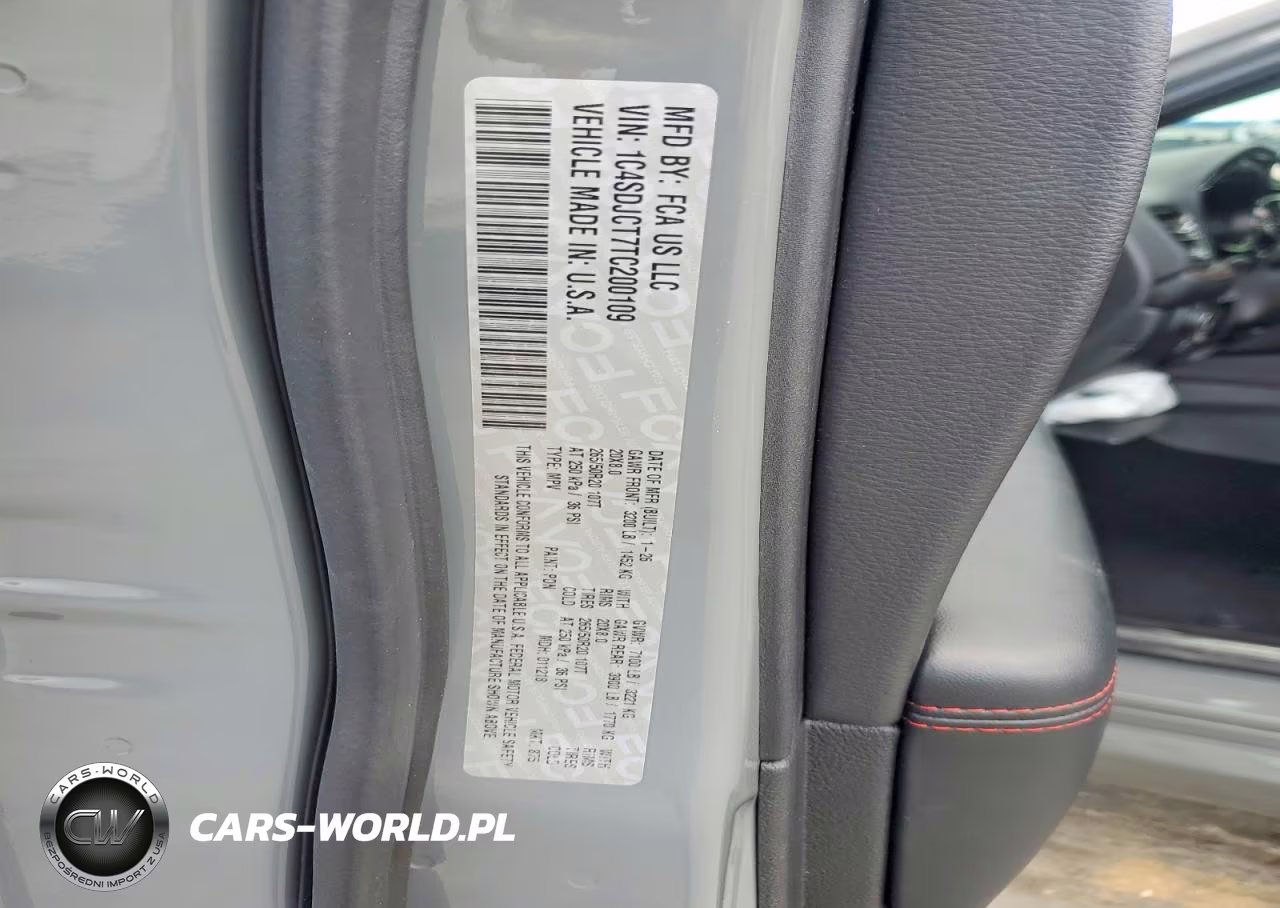 2026 Dodge Durango R-T VIN:1C4SDJCT7TC200109 - 14