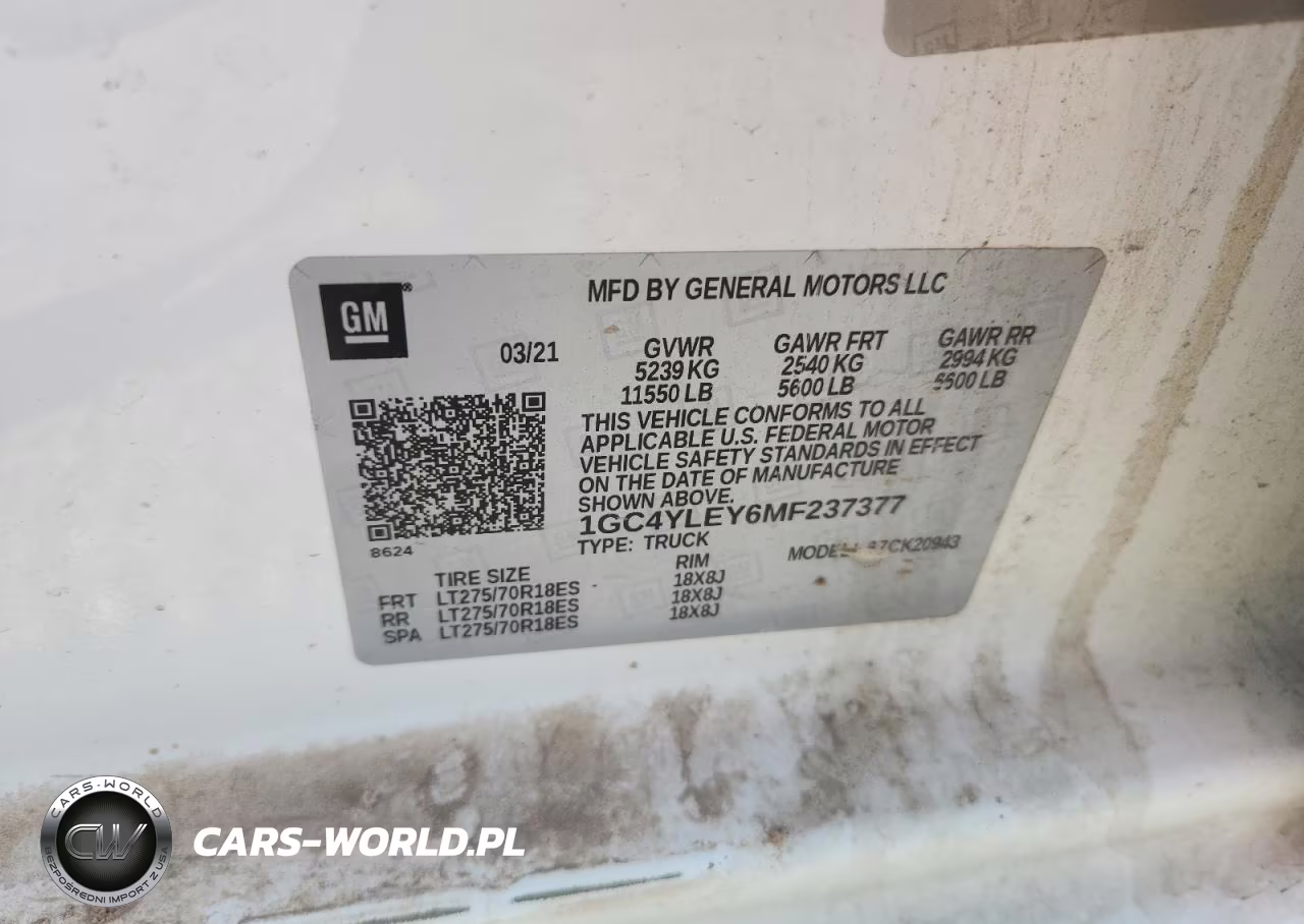 2021 Chevrolet Silverado K2500 Heavy Duty VIN:1GC4YLEY6MF237377 - 12