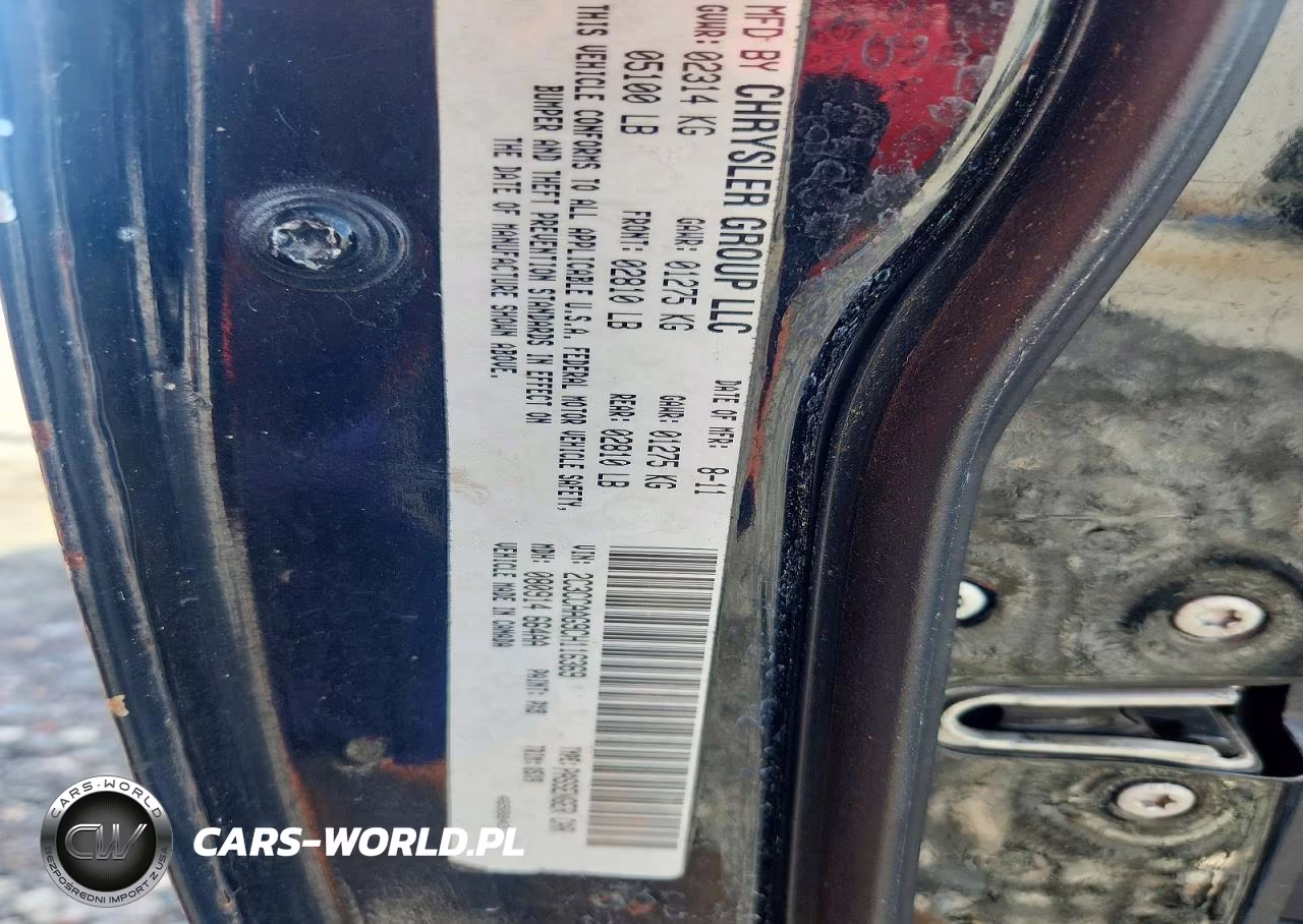 2012 Chrysler 300 VIN:2C3CCAAG9CH116369 - 12