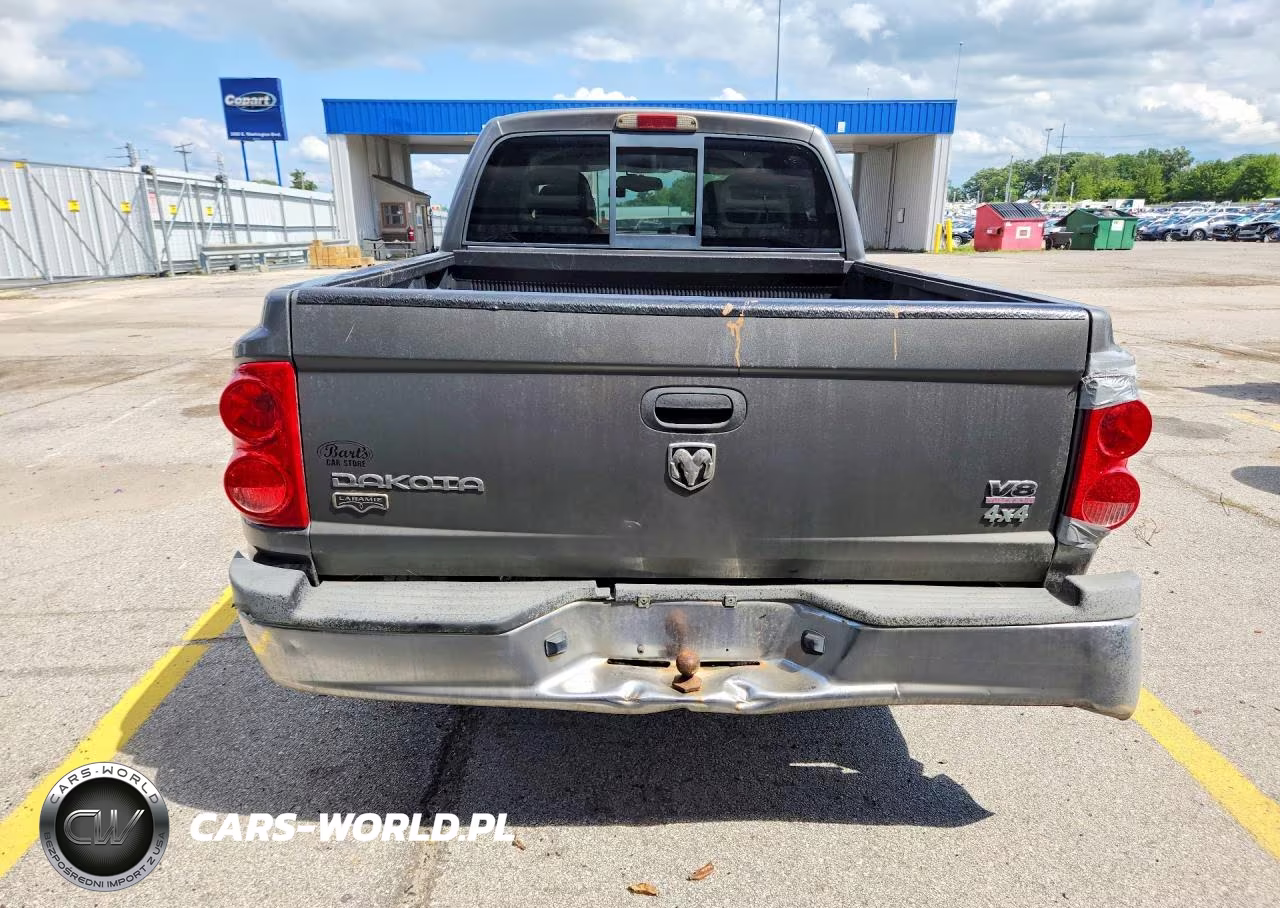 2005 Dodge Dakota Quad Laramie VIN:1D7HW58N85S204660 - 6