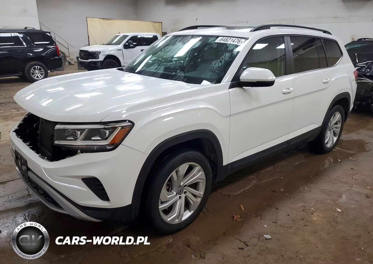 2021 Volkswagen Atlas Se VIN:1V2KR2CAXMC564384 - 1
